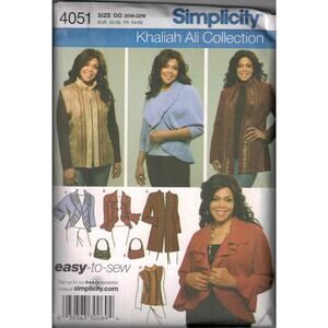New Simplicity Sewing Pattern Khaliah Ali Lot - Plus sizes. 2634, 4051, 4283
